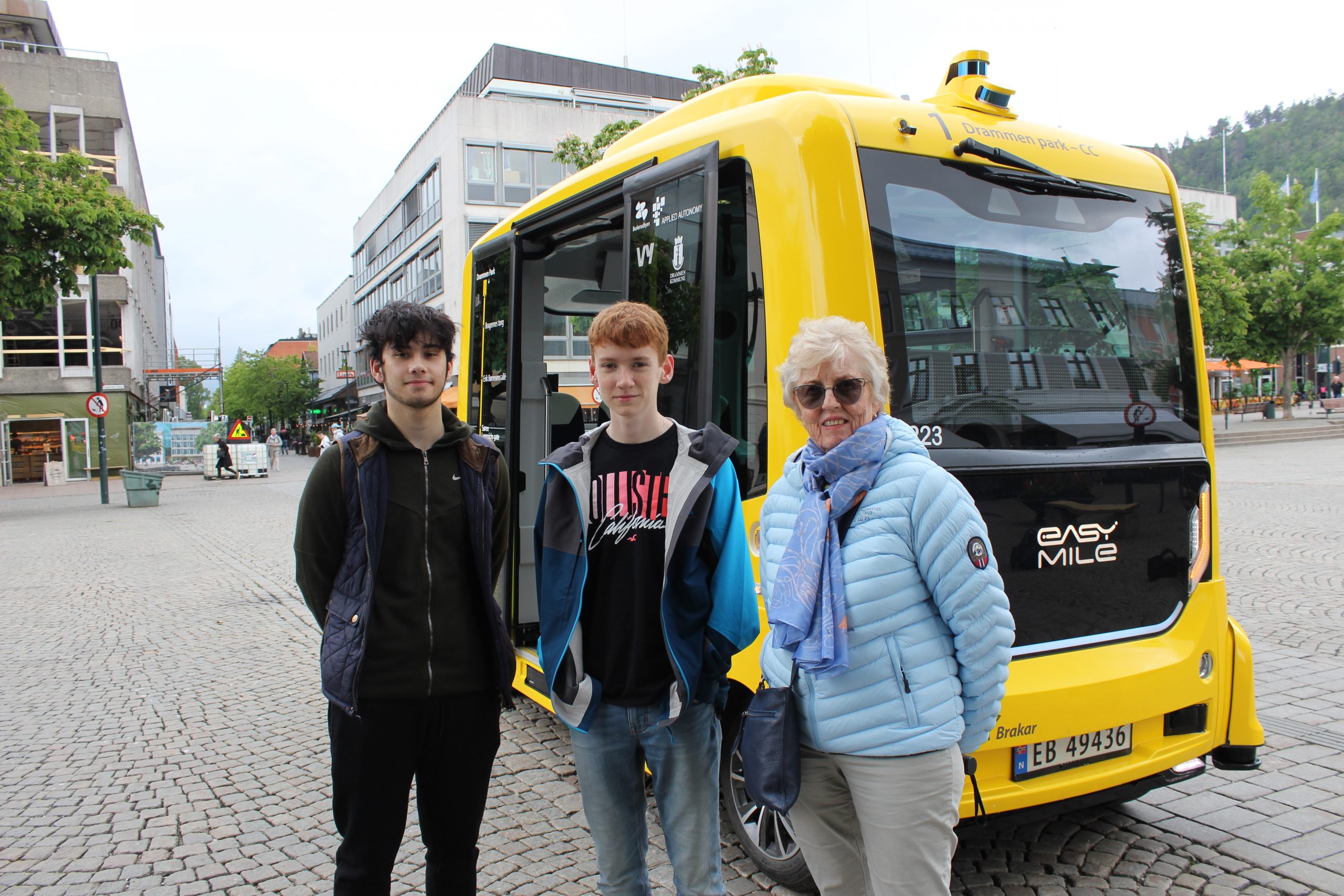 Selvkjørende buss i Drammen